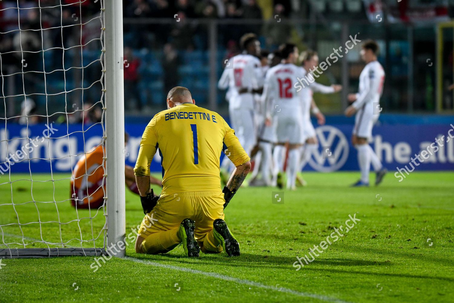 San Marino National Football Team Goalkeeper Elia Benedettini Editorial  Stock Photo - Image of goalie, league: 154448158