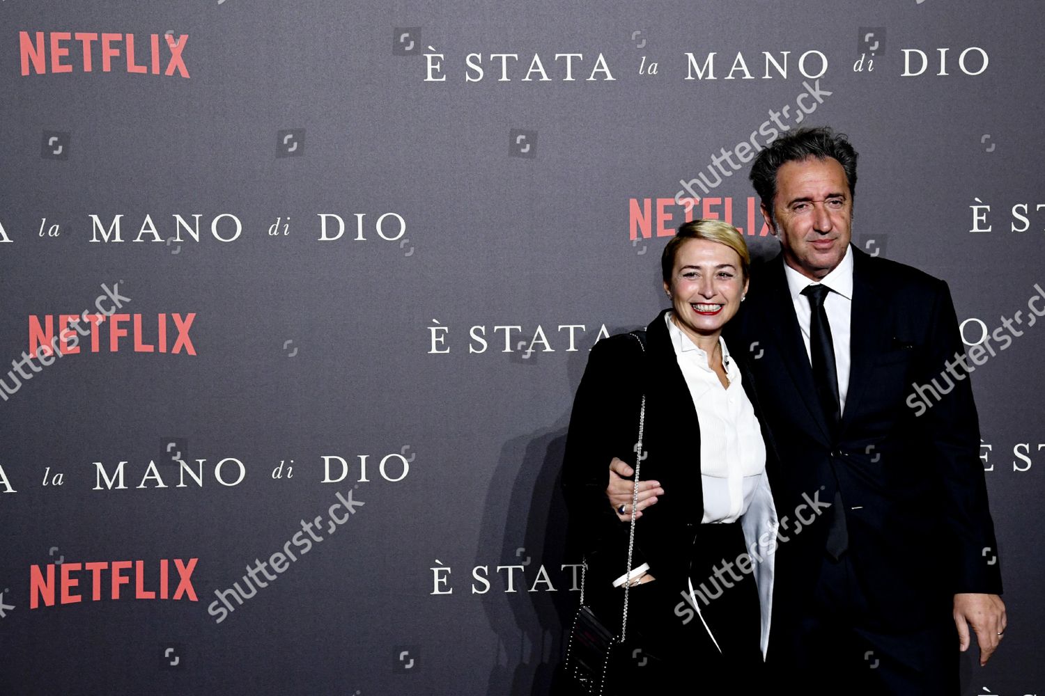 Paolo Sorrentino R His Wife Daniela Editorial Stock Photo - Stock Image ...