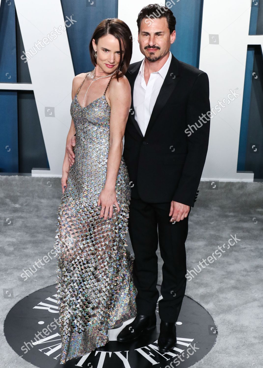 Actress Juliette Lewis Boyfriend Brad Wilk Editorial Stock Photo