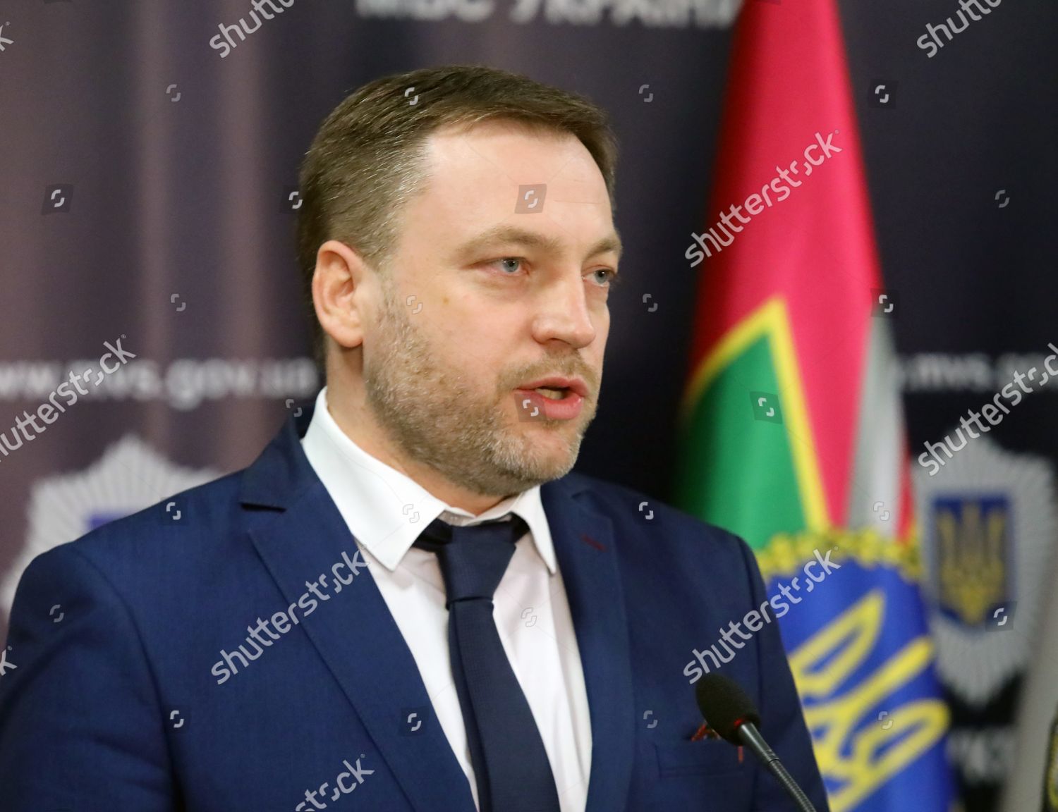 Minister Internal Affairs Ukraine Denys Monastyrskyi Editorial Stock ...