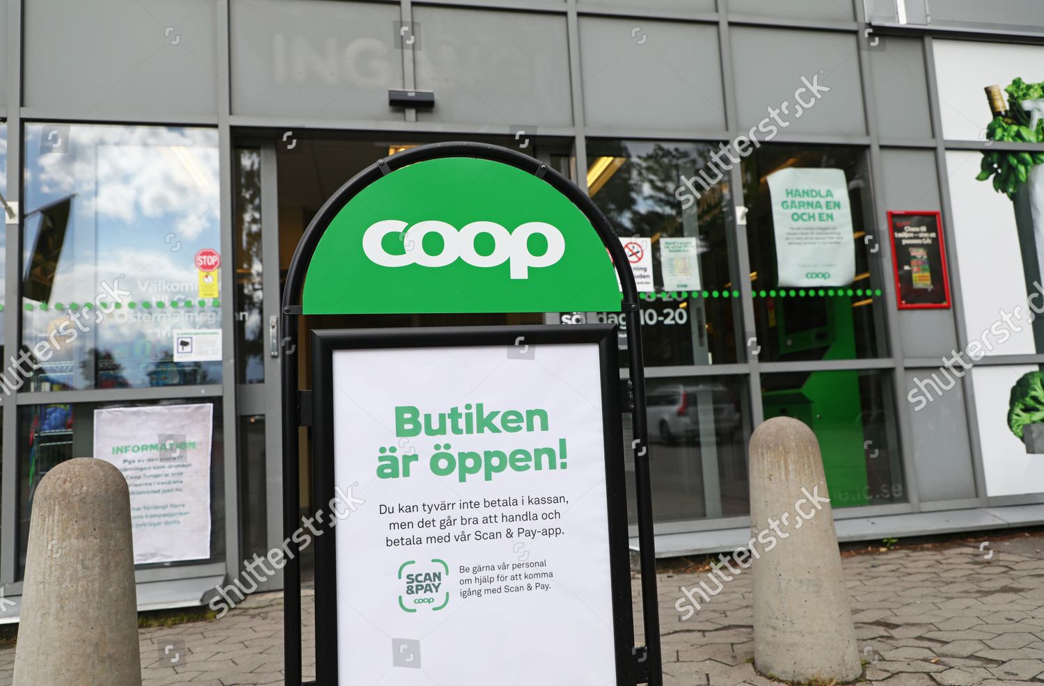 Coop Grocery Store Sign That Store Editorial Stock Photo Stock Image