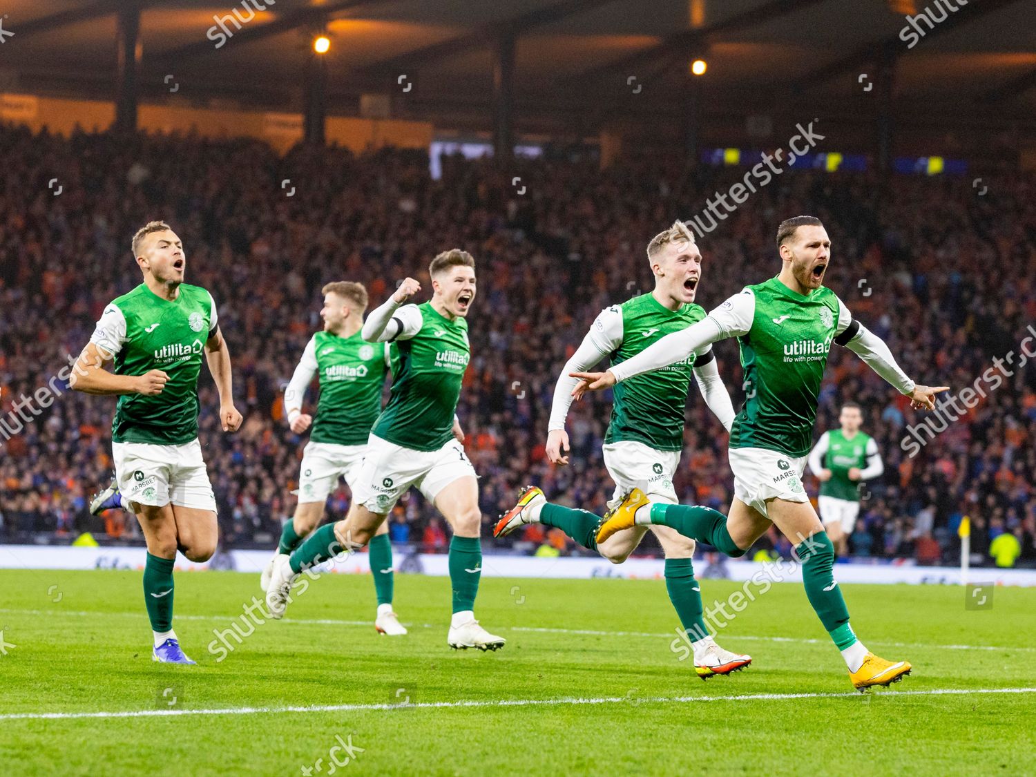 Scottish Premier Sports League Cup Semifinal Editorial Stock Photo