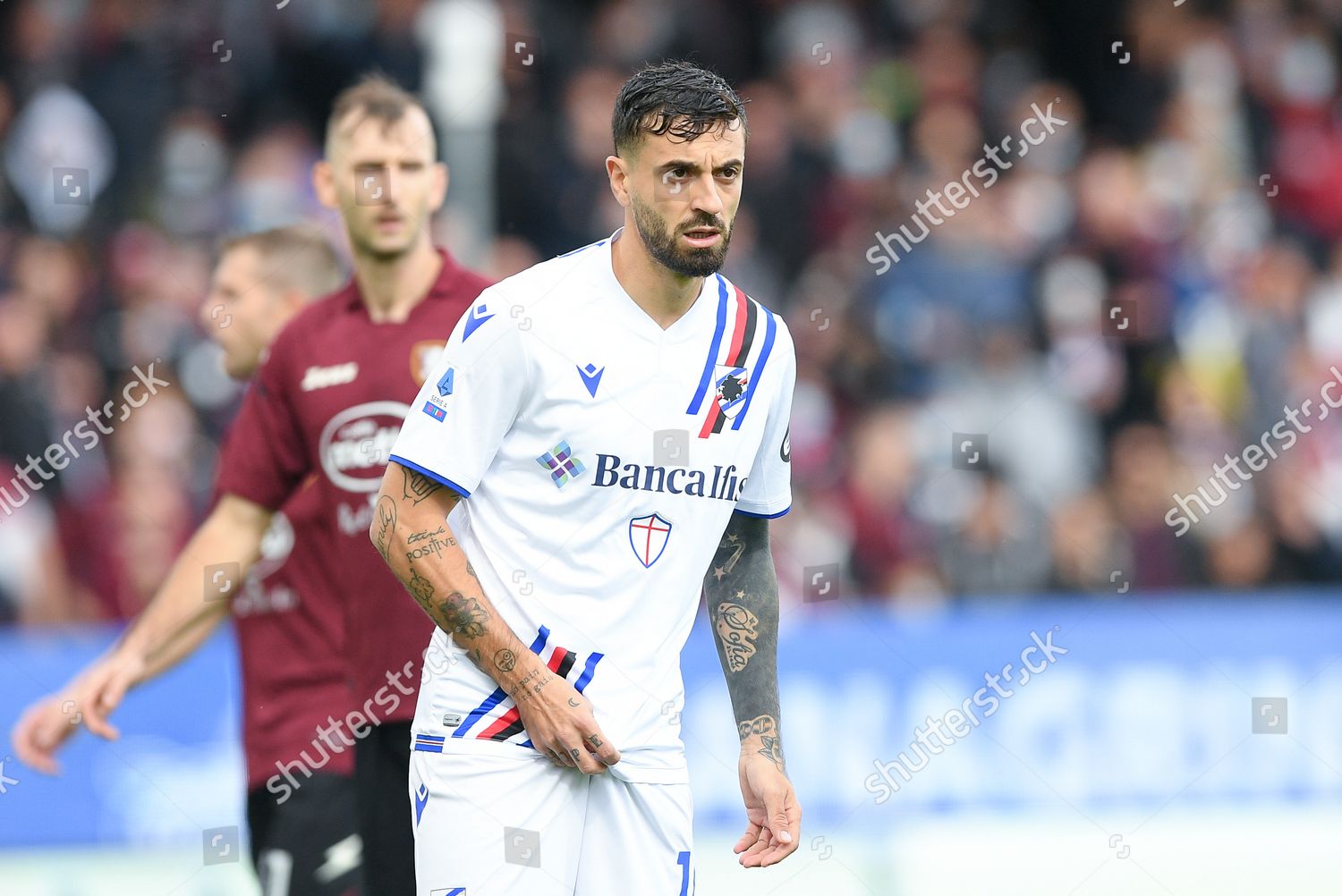 Francesco Caputo Uc Sampdoria During Serie Editorial Stock Photo ...