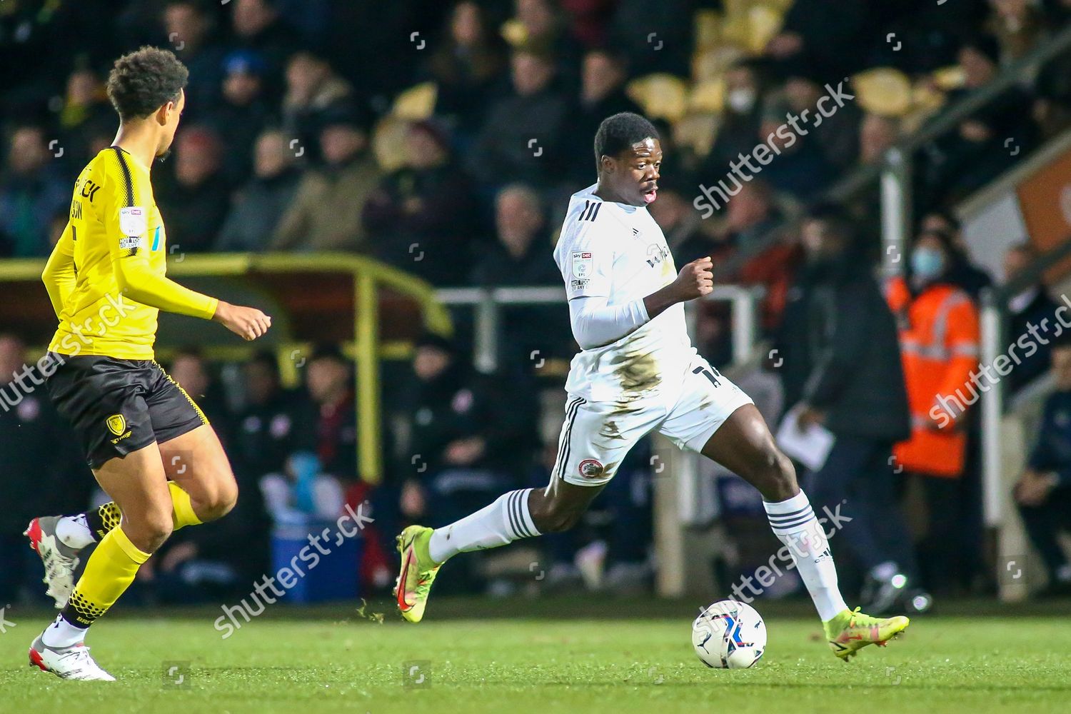 Joel Mumbongo Accington Stanley 14 Running Editorial Stock Photo