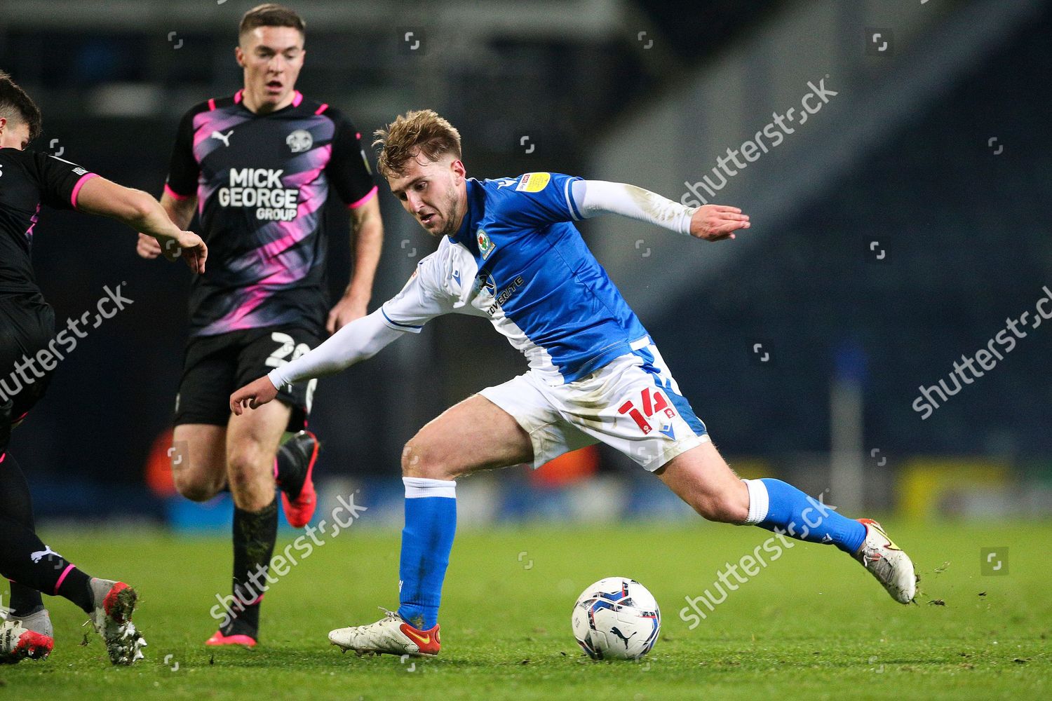 Blackburn Rovers Forward Daniel Butterworth 14 Editorial Stock Photo ...