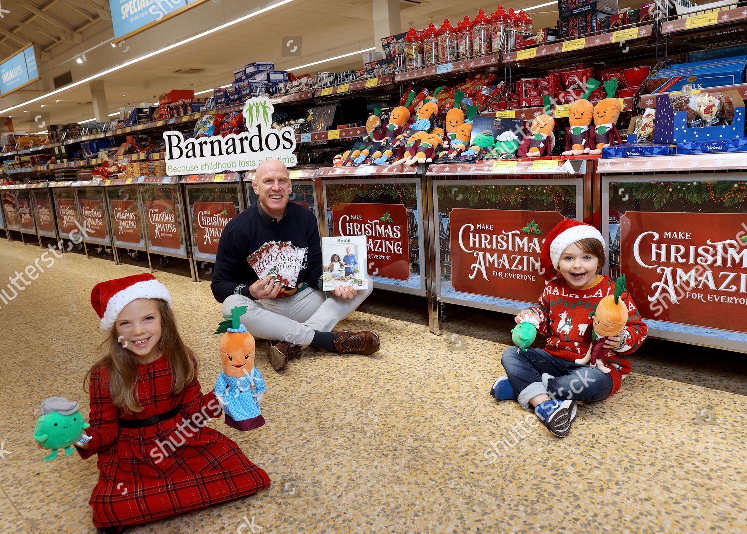 Pictured Launch Aldis Christmas Charity Initiatives Editorial Stock