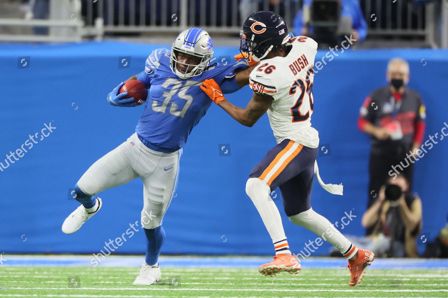 Detroit Lions Running Back Godwin Igwebuike Editorial Stock Photo - Stock  Image