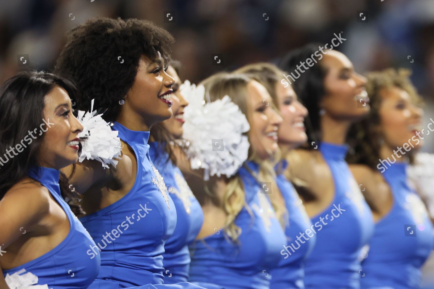 Detroit Cheerleaders Perform After First Quarter Editorial Stock Photo -  Stock Image