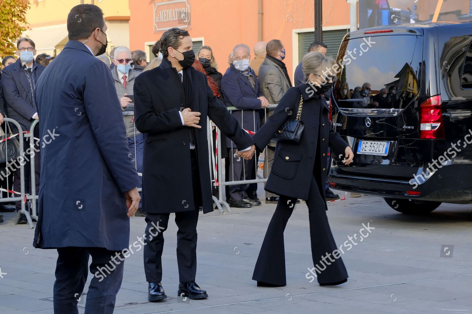 Marina Berlusconi Together Her Husband Maurizio Editorial Stock Photo ...