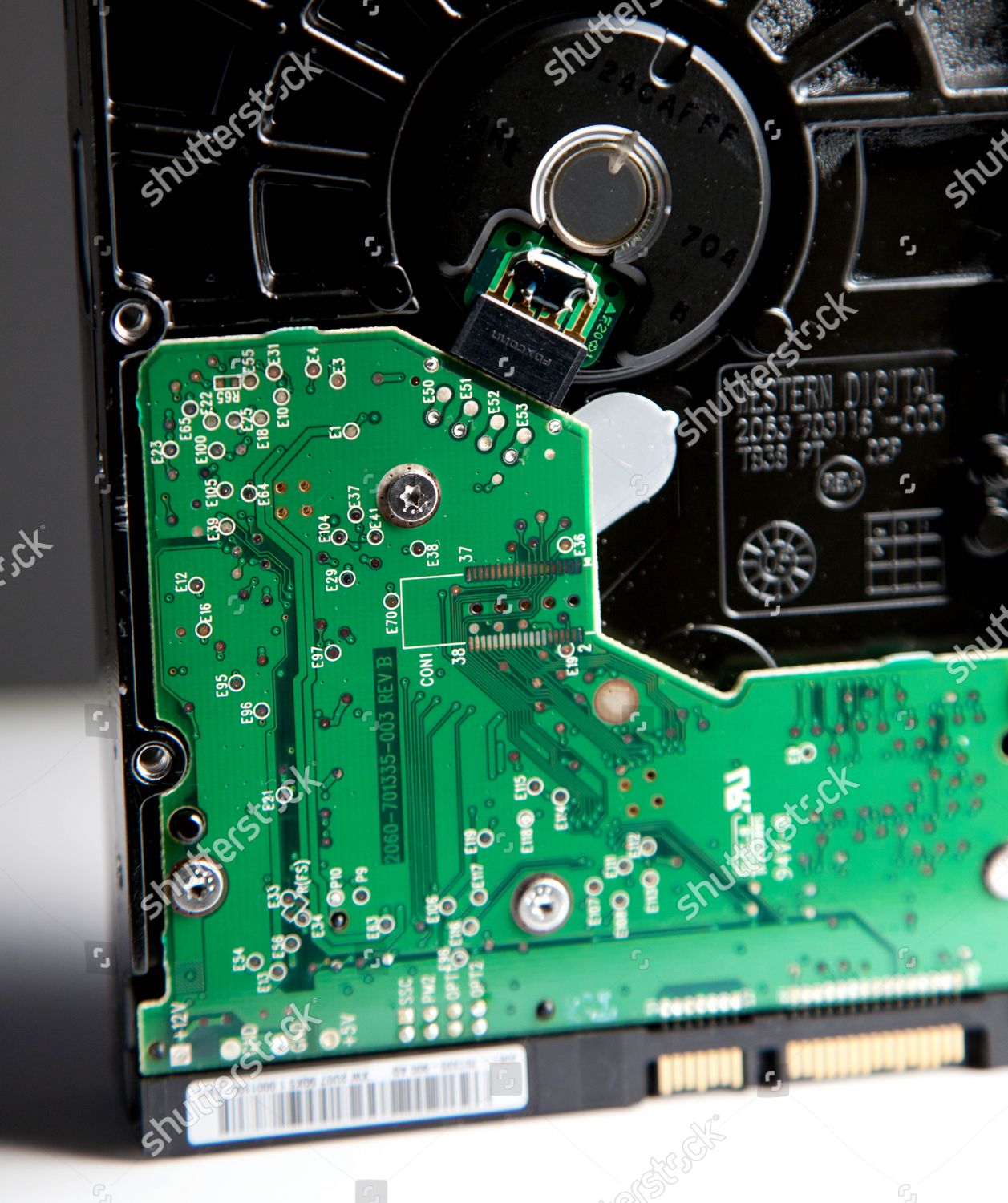 Circuit Board Hard Drive Pc Editorial Stock Photo Stock Image