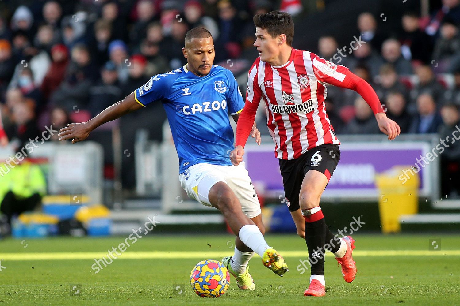 Christian Norgaard Brentford Possession Evertons Solomon Editorial ...