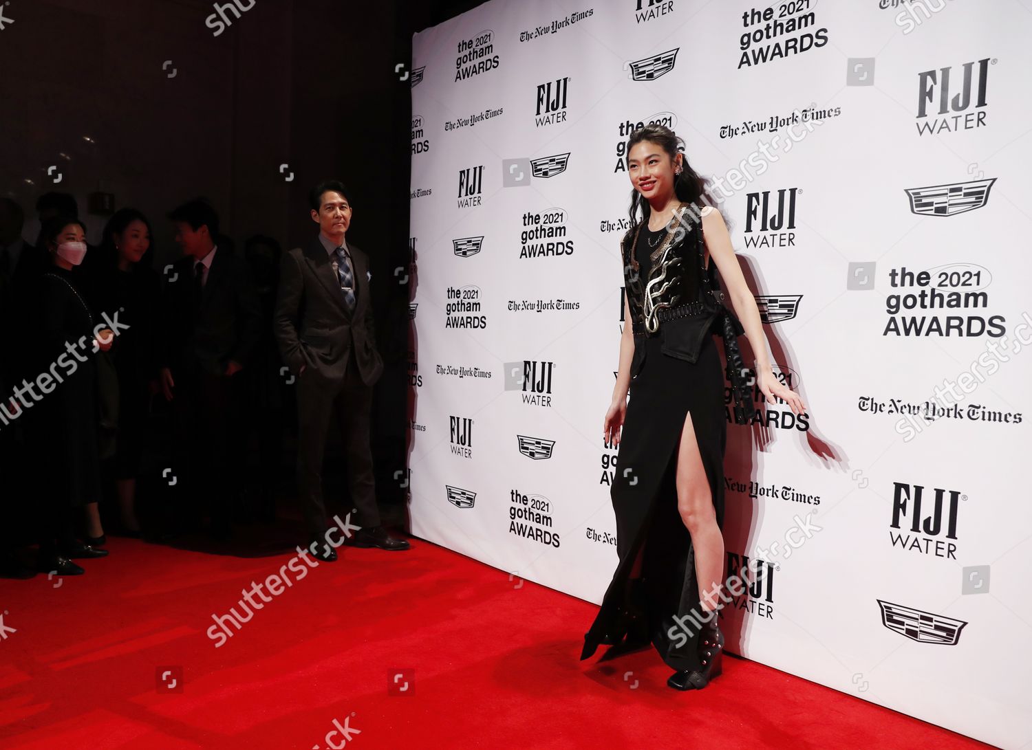 Hoyeon Jung Arrives On Red Carpet Editorial Stock Photo - Stock Image