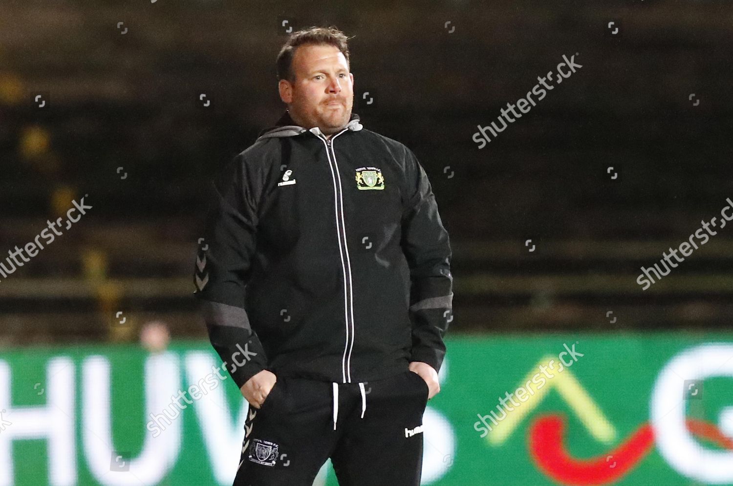 Yeovil Town Manager Darren Sarll On Editorial Stock Photo - Stock Image ...