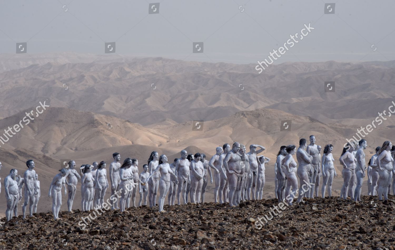 Participants Take Part Nude Artistic Installation Editorial Stock Photo participants-take-part-nude-artistic-installation-editorial-stock-photo