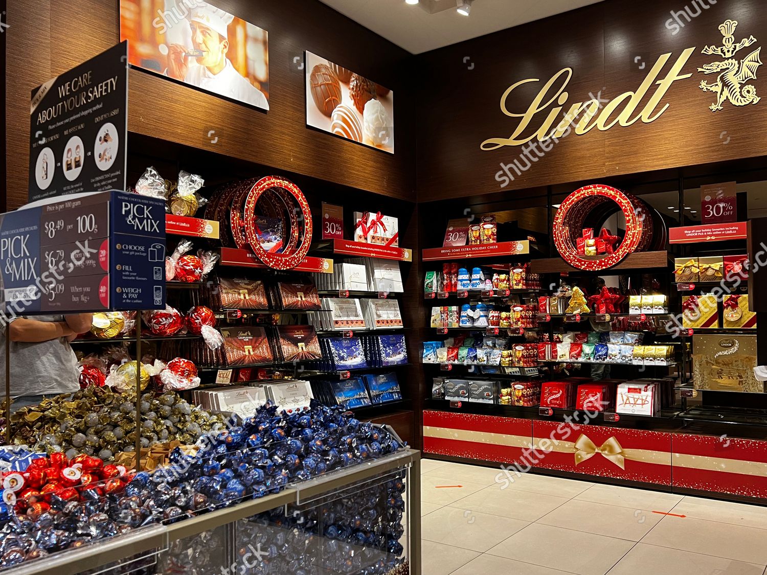 Lindt amp chocolate shop Toronto Ontario Canada Editorial Stock Photo