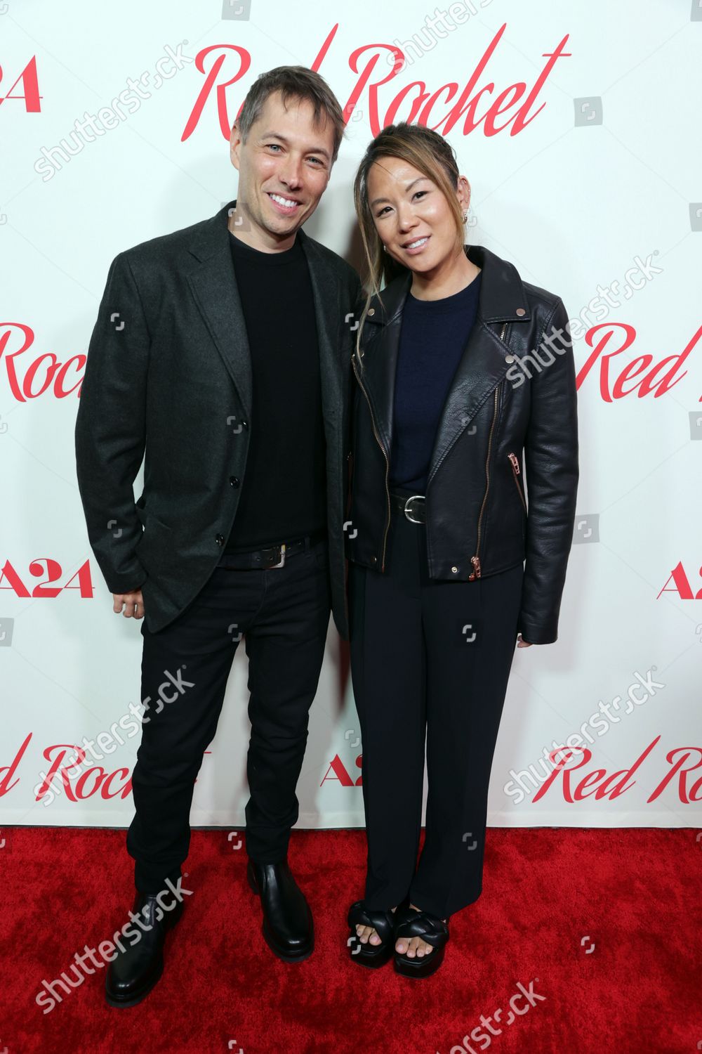 Writerdirector Sean Baker Producer Samantha Quan Editorial Stock Photo