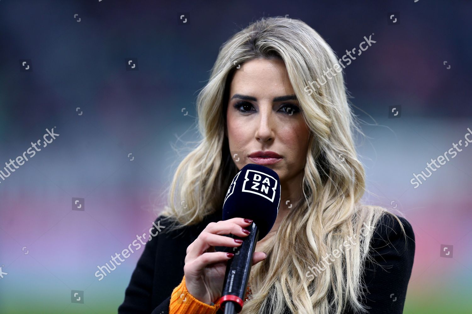 Giorgia Rossi Dazn Presenter Prior Serie Editorial Stock Photo - Stock ...