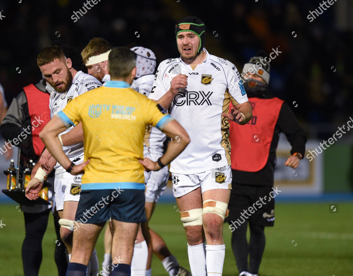 Joe Maksymiw Dragons Lock Speaks Referee Editorial Stock Photo - Stock ...