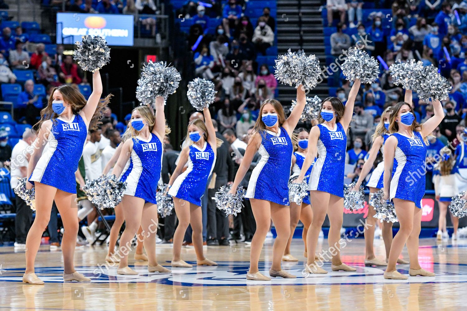 Saint Louis Dance Team Saintsations Performs Editorial Stock Photo ...