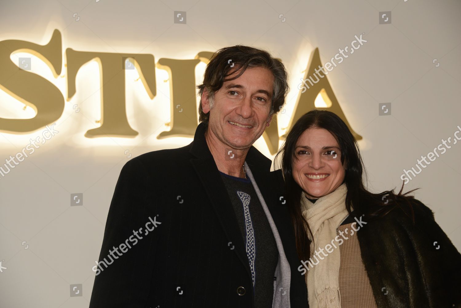 Stefano Pantano Fencer Radio Host During Editorial Stock Photo Stock