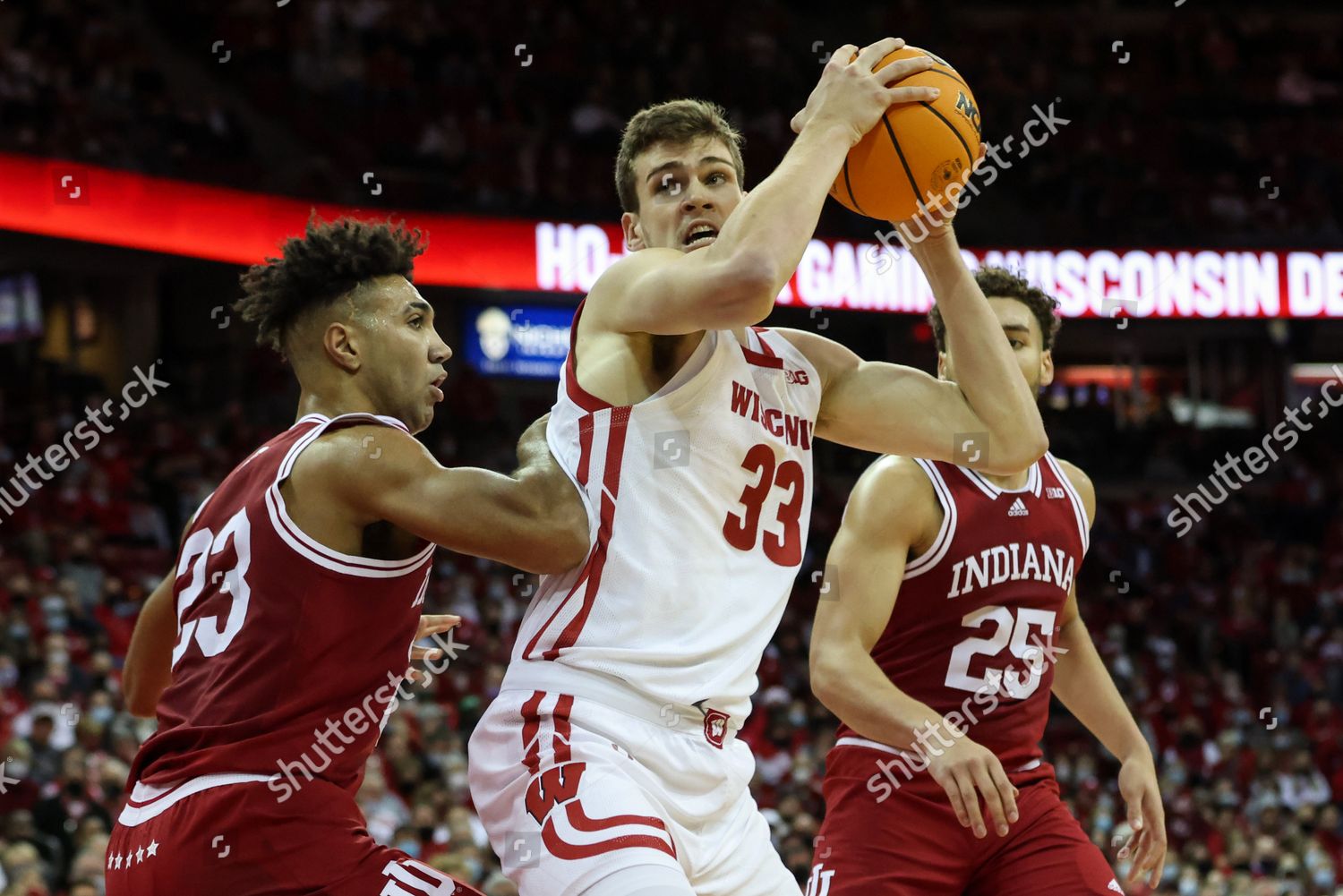 Wisconsin Badgers Center Chris Vogt 33 Editorial Stock Photo - Stock 