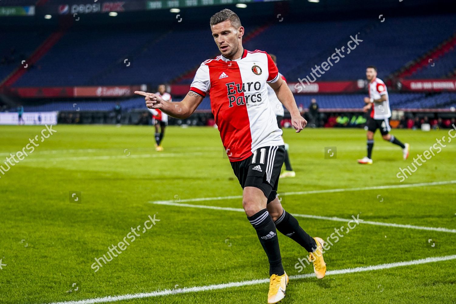 Bryan Linssen Feyenoord Celebrates 20 During Editorial Stock Photo
