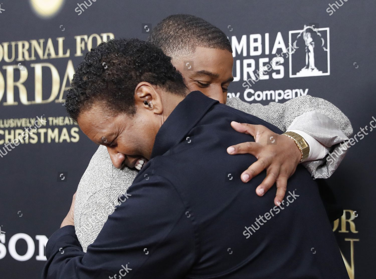 Michael B Jordan Denzel Washington Arrive Editorial Stock Photo - Stock ...