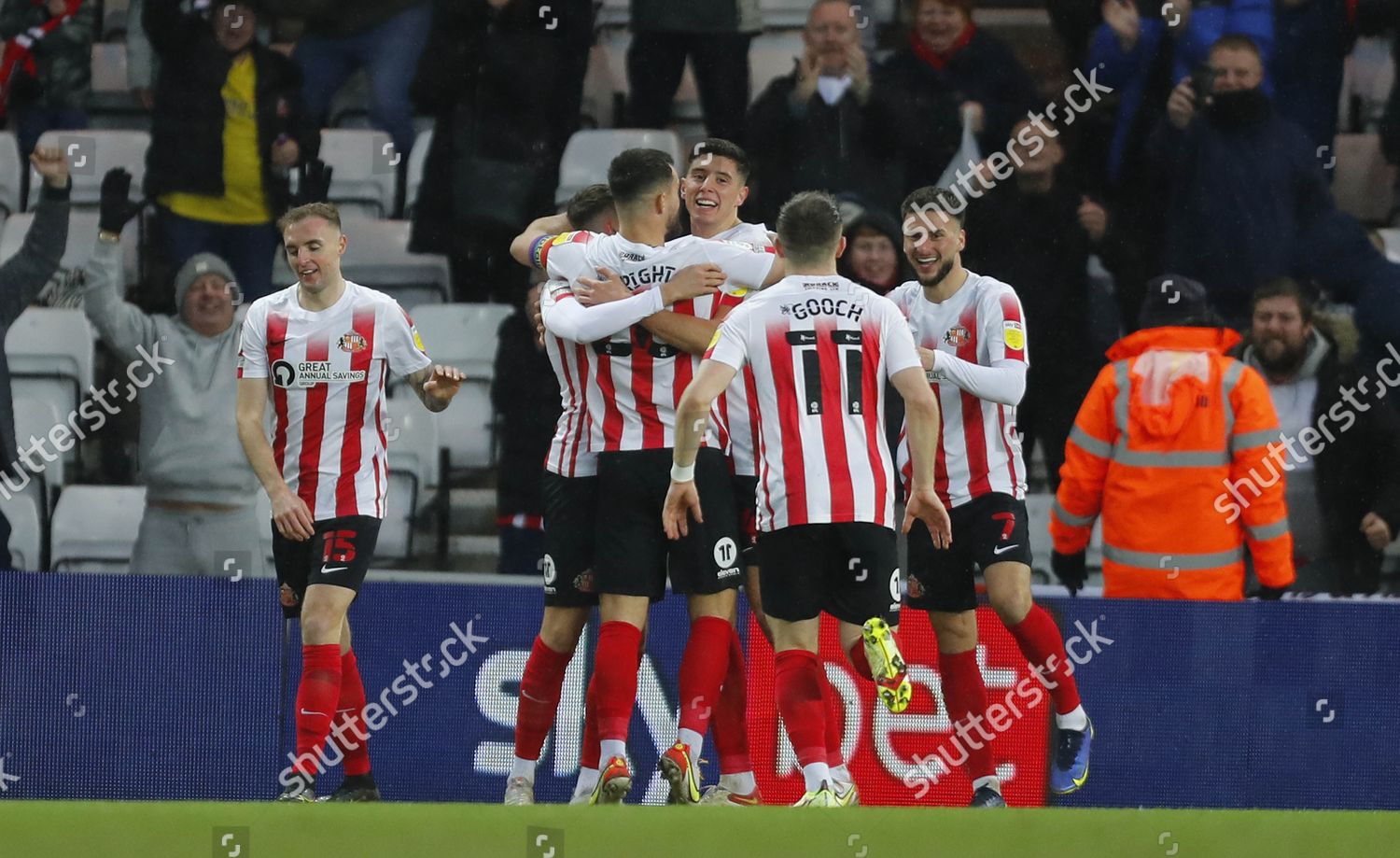 Goal Celebrations Dan Neil Sunderland 10 Editorial Stock Photo - Stock ...