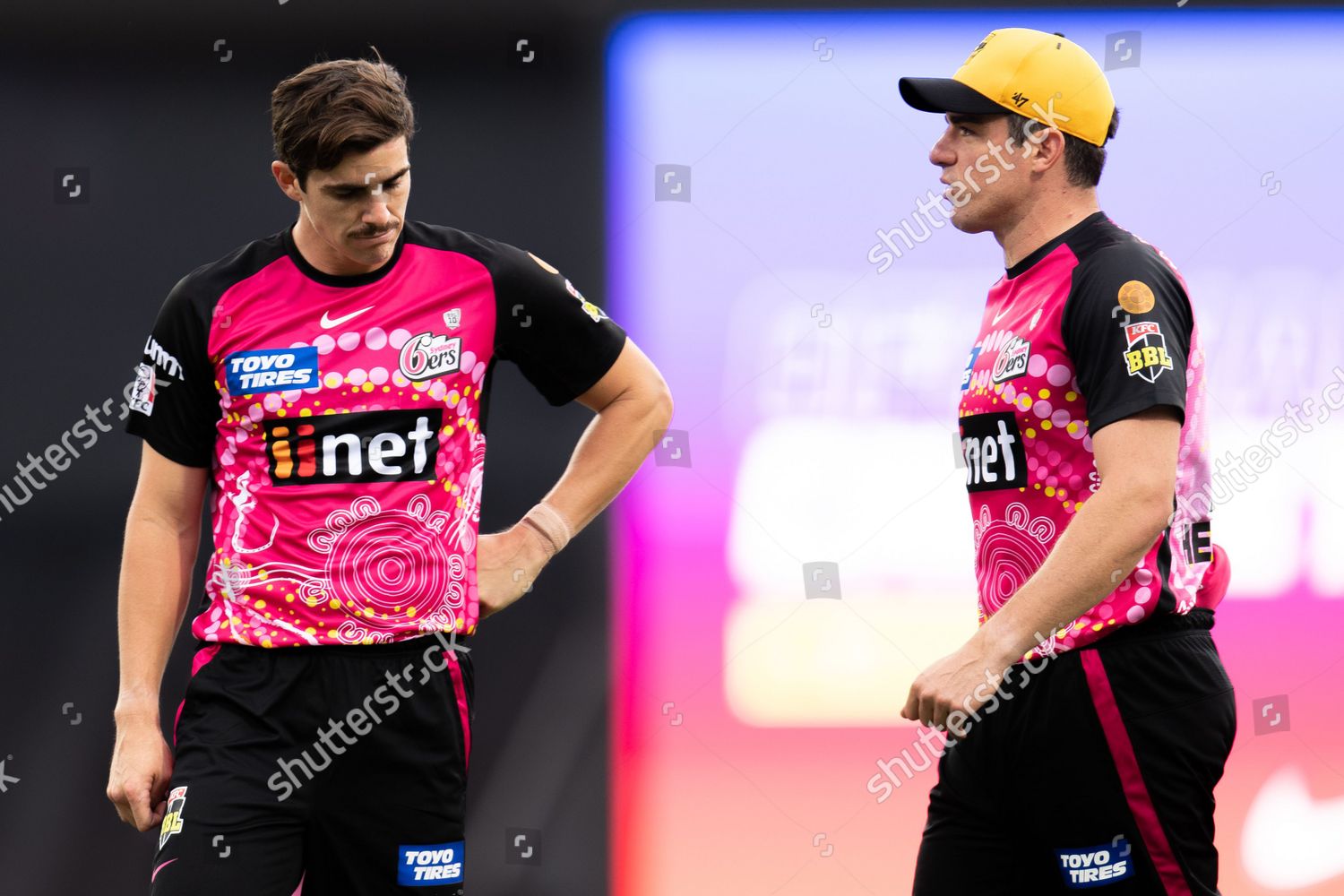 SEAN ABBOTT L MOISES HENRIQUES R Editorial Stock Photo Stock Image