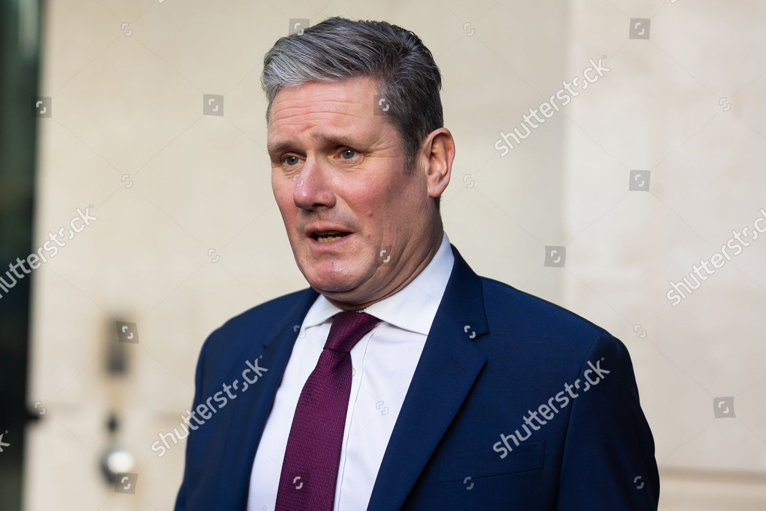 Keir Starmer Seen Bbc Broadcasting House Editorial Stock Photo - Stock ...