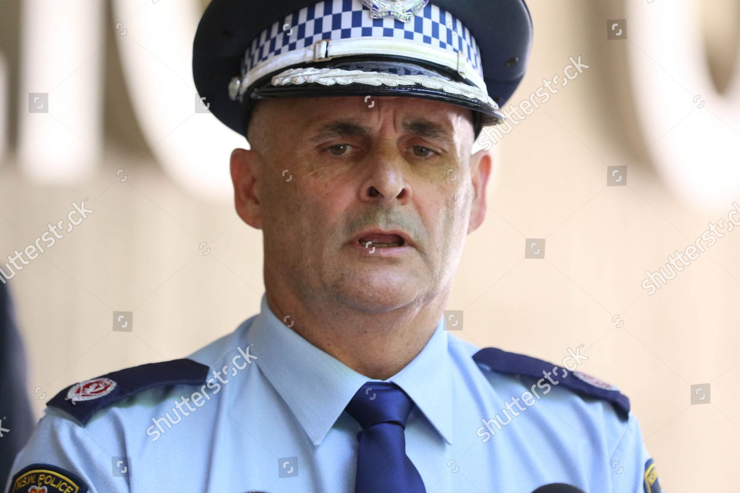 Assistant Commissioner Stuart Smith State Crime Editorial Stock Photo