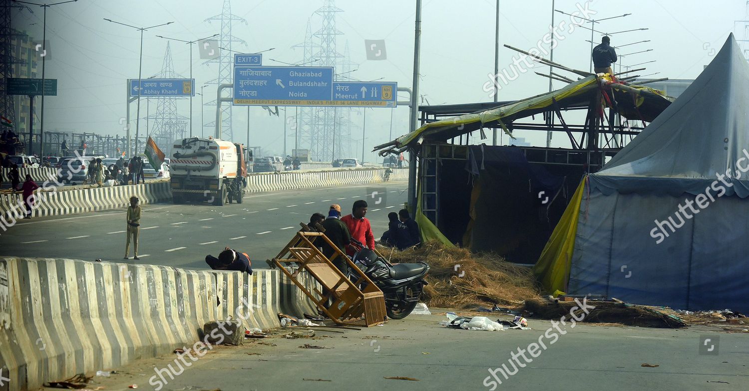 Cleared Deserted View National Highway 24 Editorial Stock Photo - Stock ...