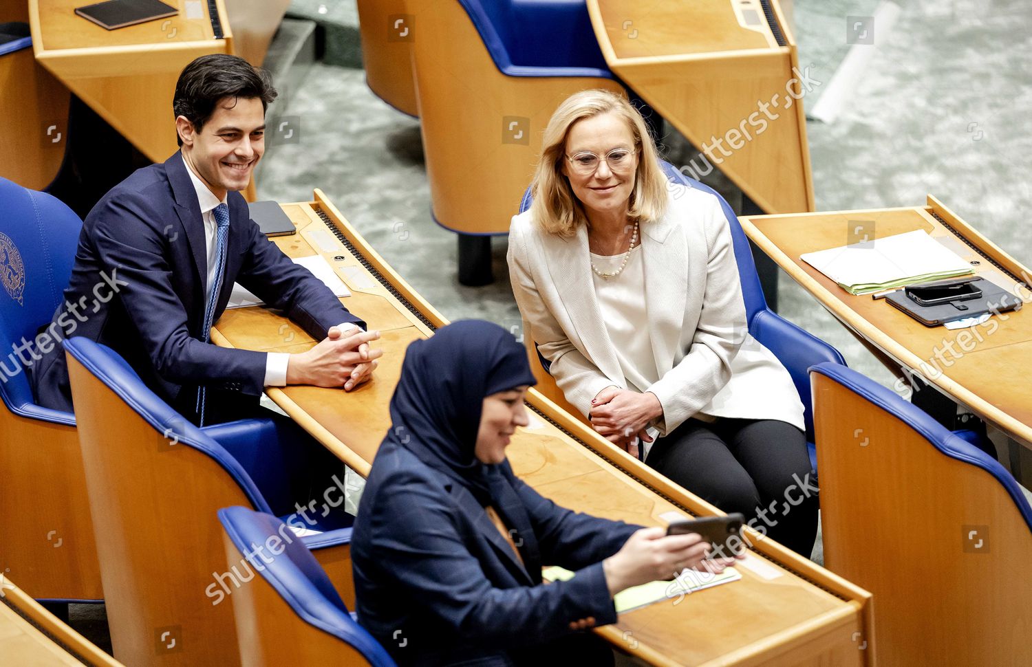 Rob Jetten L Sigrid Kaag D66 Editorial Stock Photo - Stock Image ...