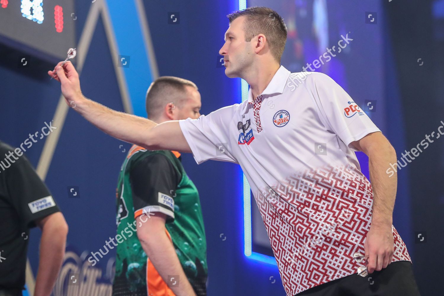 Madars Razma During Pdc World Darts Editorial Stock Photo - Stock Image ...