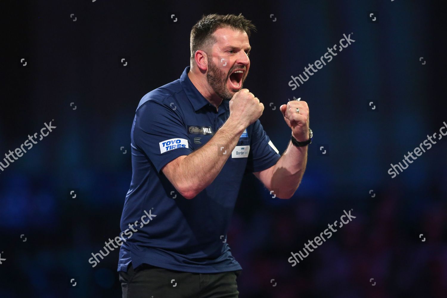 Chas Barstow Celebrates His First Round Editorial Stock Photo Stock