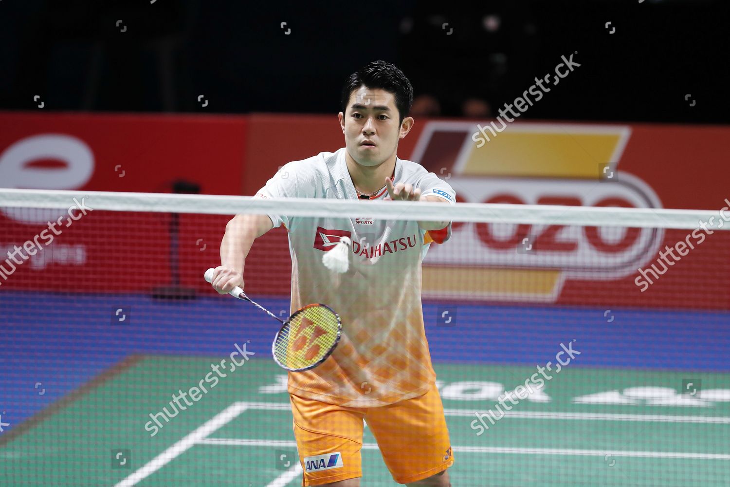 Takuro Hoki Jpn Badminton Hoki Play Editorial Stock Photo