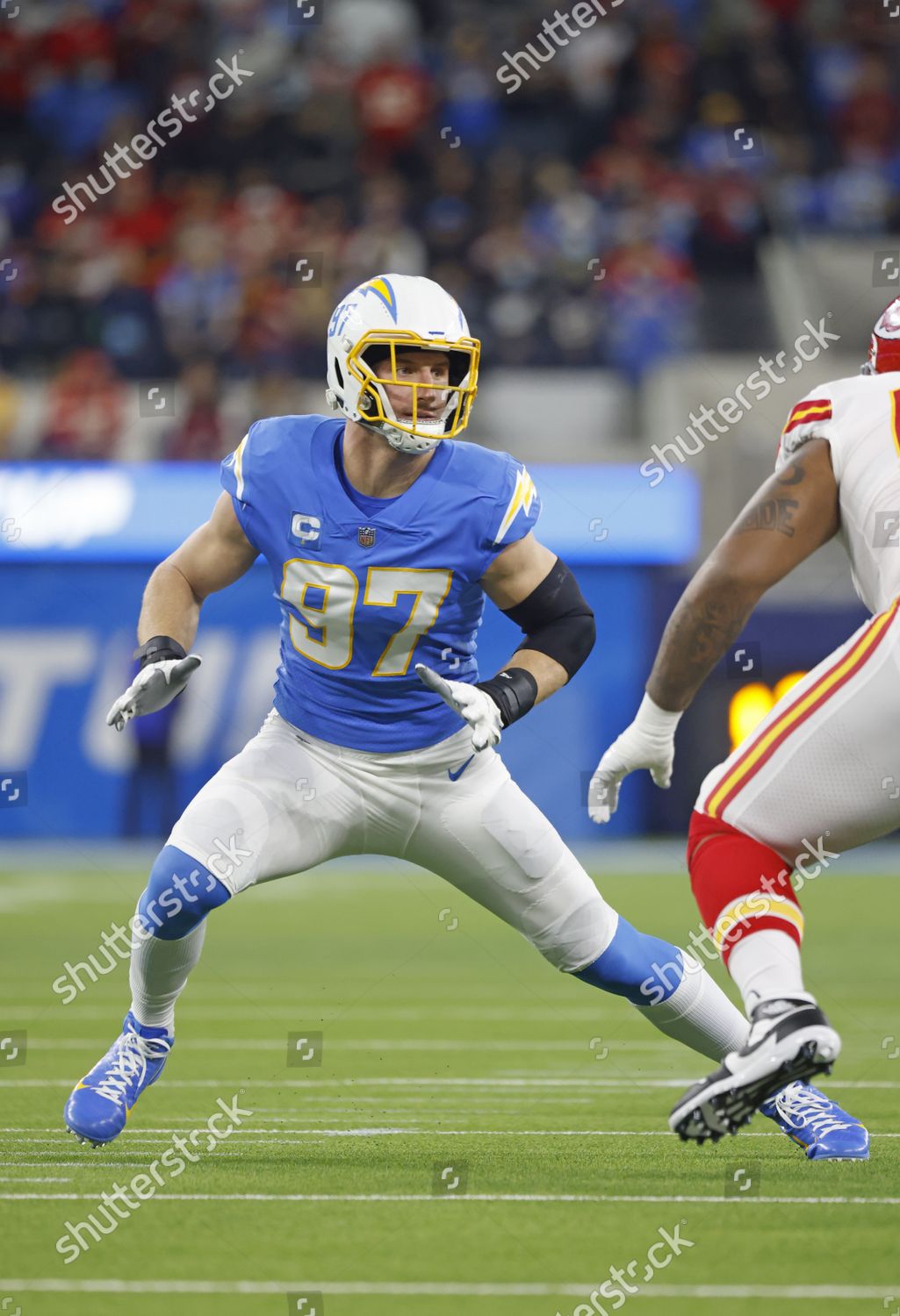 Los Angeles Chargers Defensive End Joey Editorial Stock Photo - Stock Image