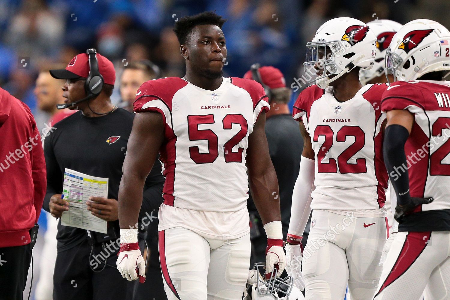 Arizona Cardinals Linebacker Victor Dimukeje 52 Editorial Stock