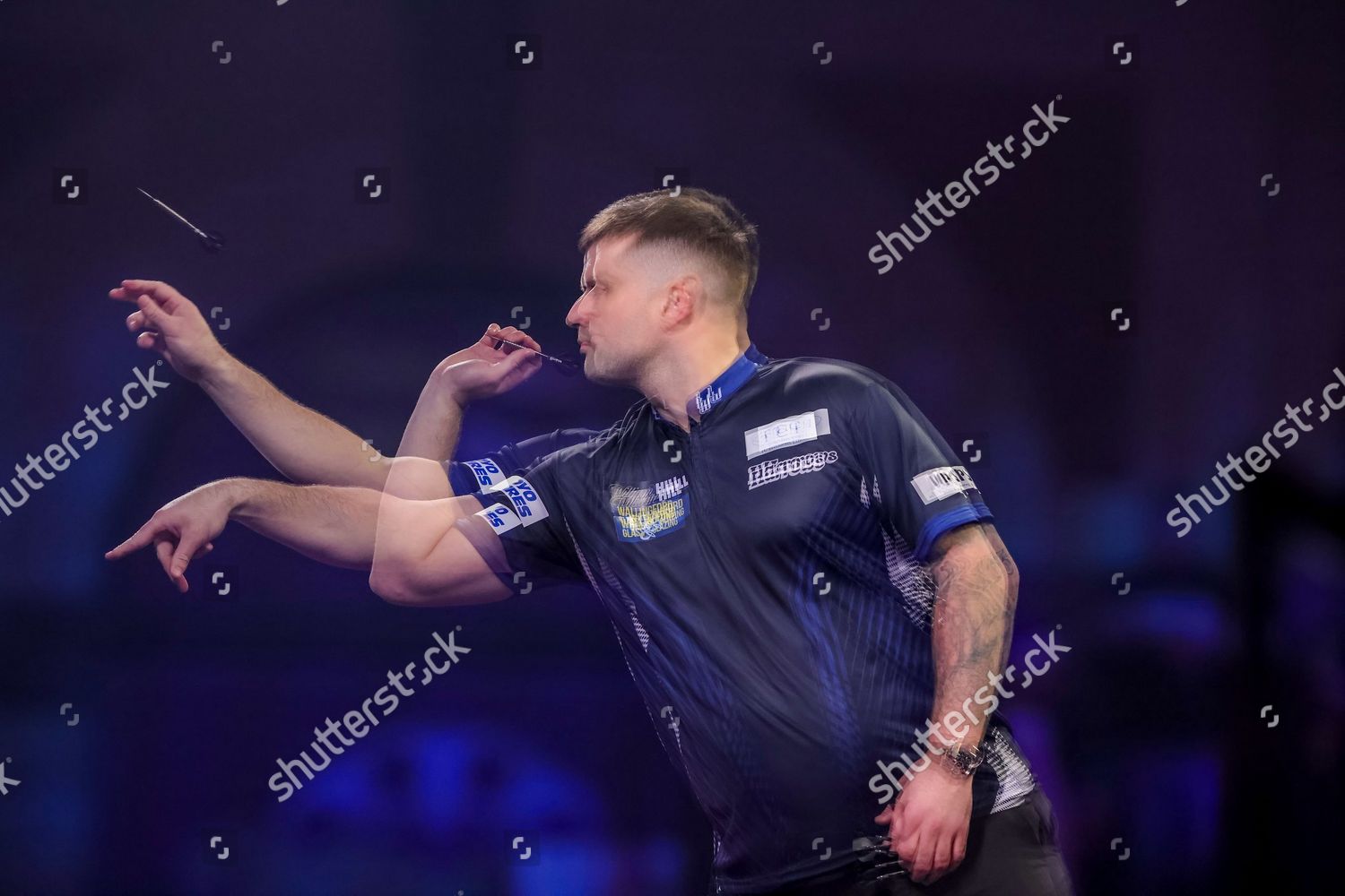 Luke Woodhouse Throws During Pdc World Editorial Stock Photo Stock