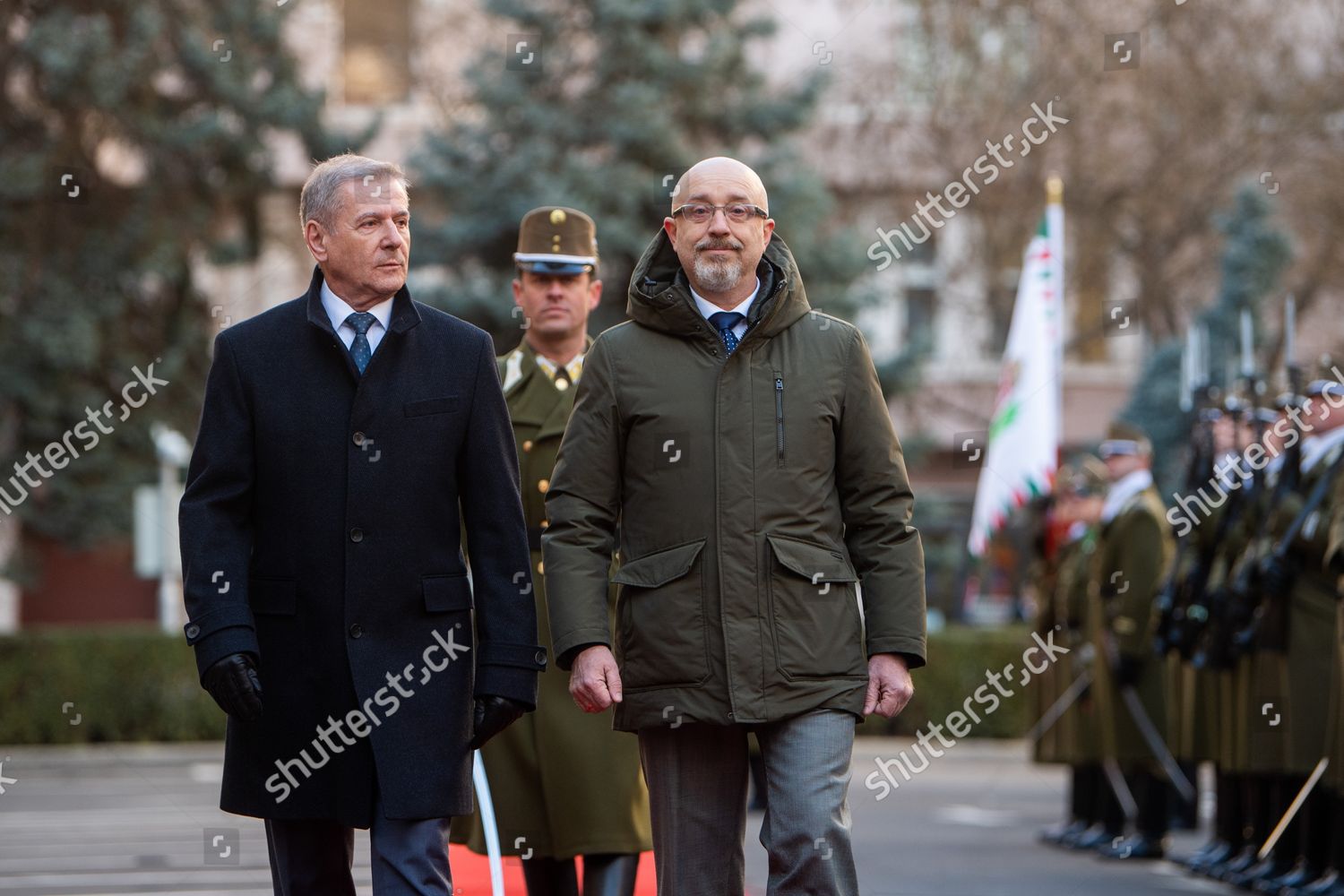 Ukrainian Minister Defence Oleksii Reznikov R Editorial Stock Photo ...