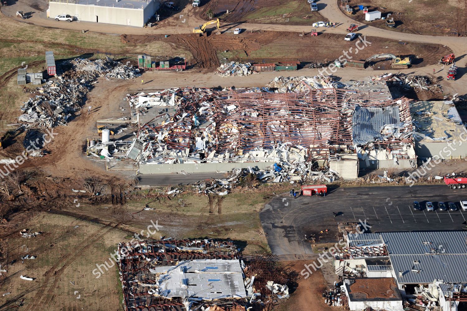 Aerial View Mayfield Candle Factory Mayfield Editorial Stock Photo