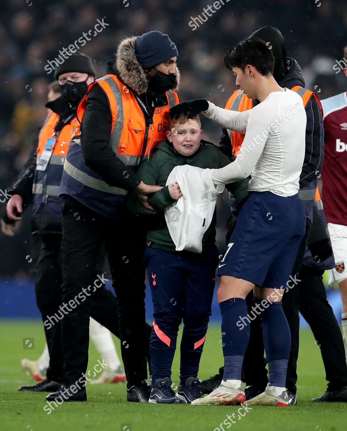 Young Pitch Invader Gets Shirt Tottenham Editorial Stock Photo Stock Young Pitch Invader Gets Shirt Tottenham Editorial Stock Photo Stock