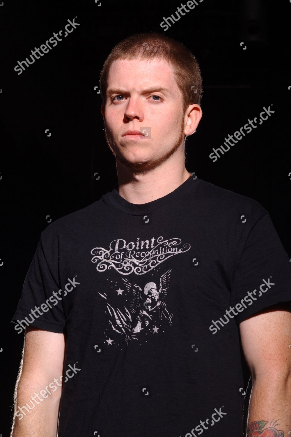 Jamey Jasta Heatbreed Poses Portrait Backstage Editorial Stock Photo