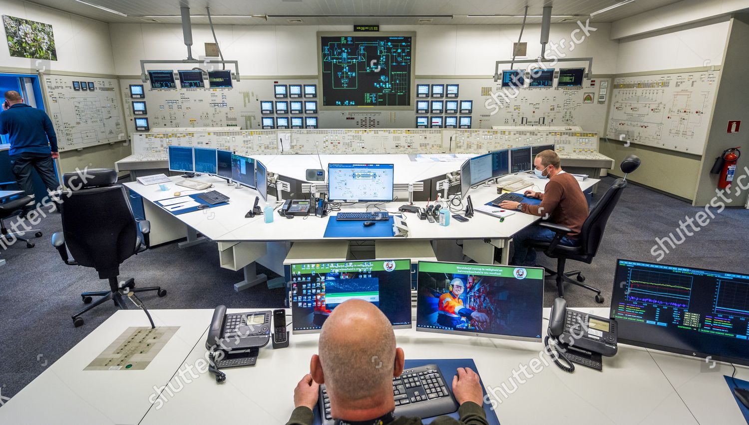 Control Room Nuclear Power Plant Borssele Editorial Stock Photo - Stock ...