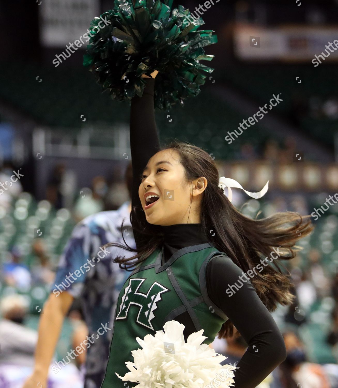 Hawaii Cheerleaders During Game Between South Editorial Stock Photo ...