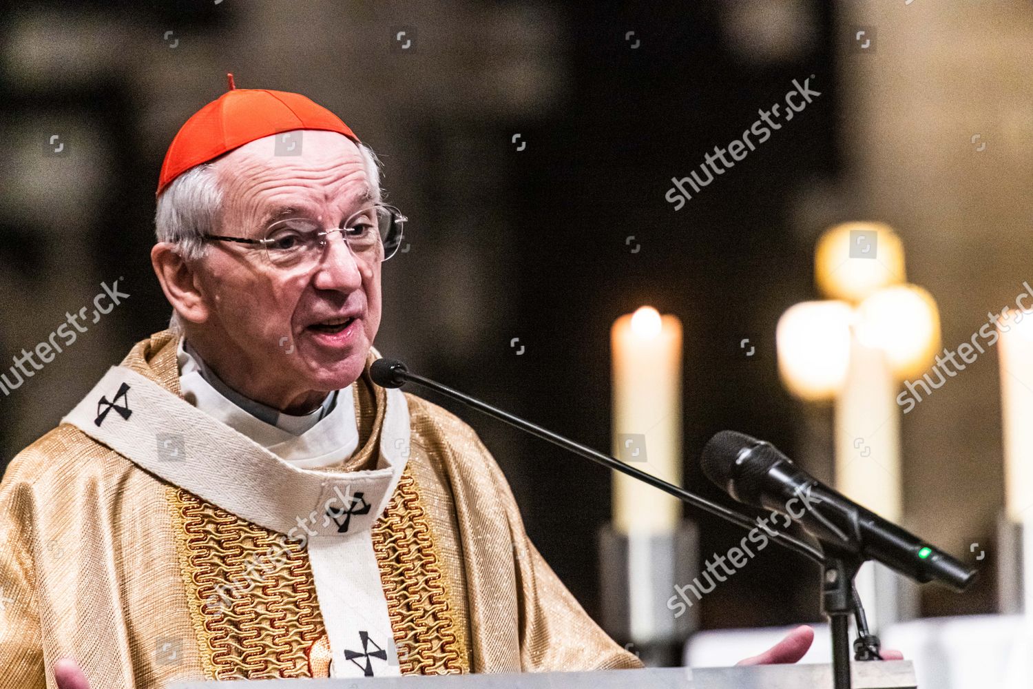 Archbishop Jozef De Kesel Seen During Editorial Stock Photo - Stock ...