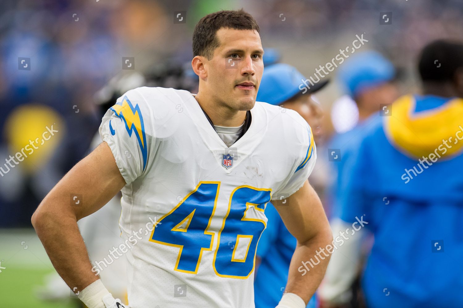 Los Angeles Chargers Safety Ben Deluca Editorial Stock Photo Stock
