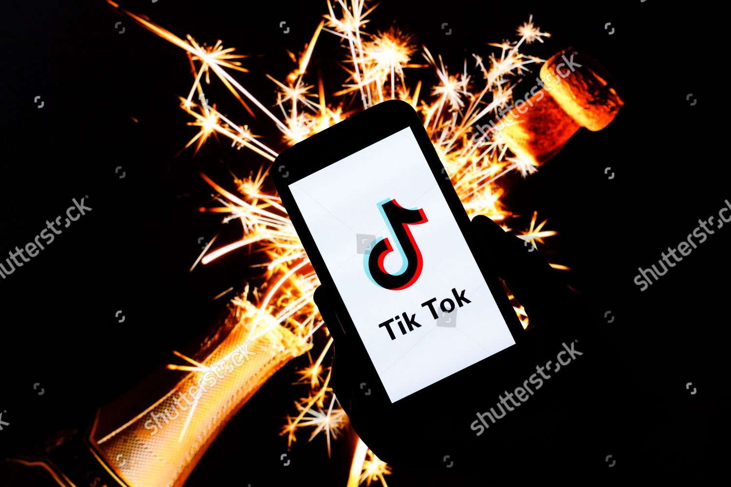 This Photo Illustration Tik Tok Logo Editorial Stock Photo - Stock ...