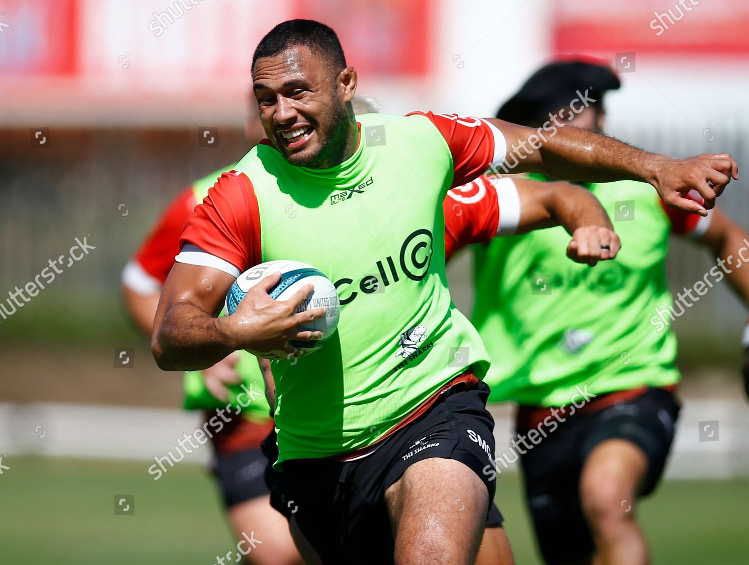 The Cell C Sharks Training -Hollywoodbets Kings Park Stadium