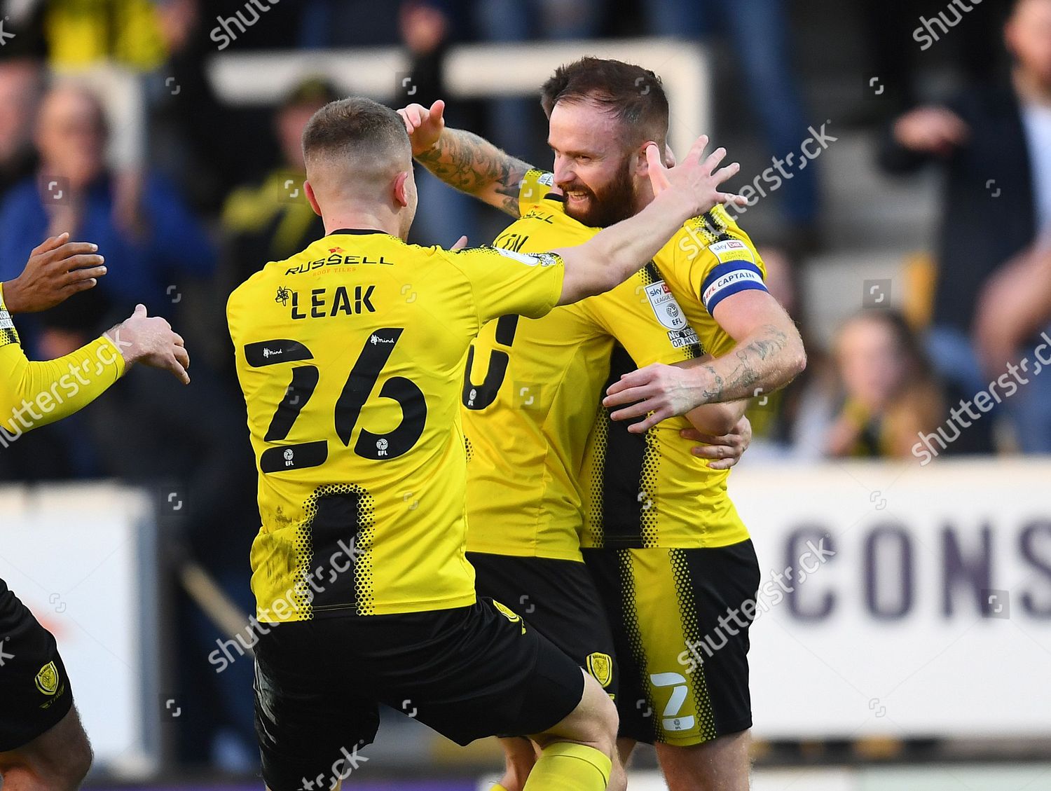 John Brayford Burton Albion Celebrates Scoring Editorial Stock Photo